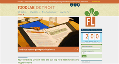 Desktop Screenshot of foodlabdetroit.com