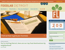 Tablet Screenshot of foodlabdetroit.com